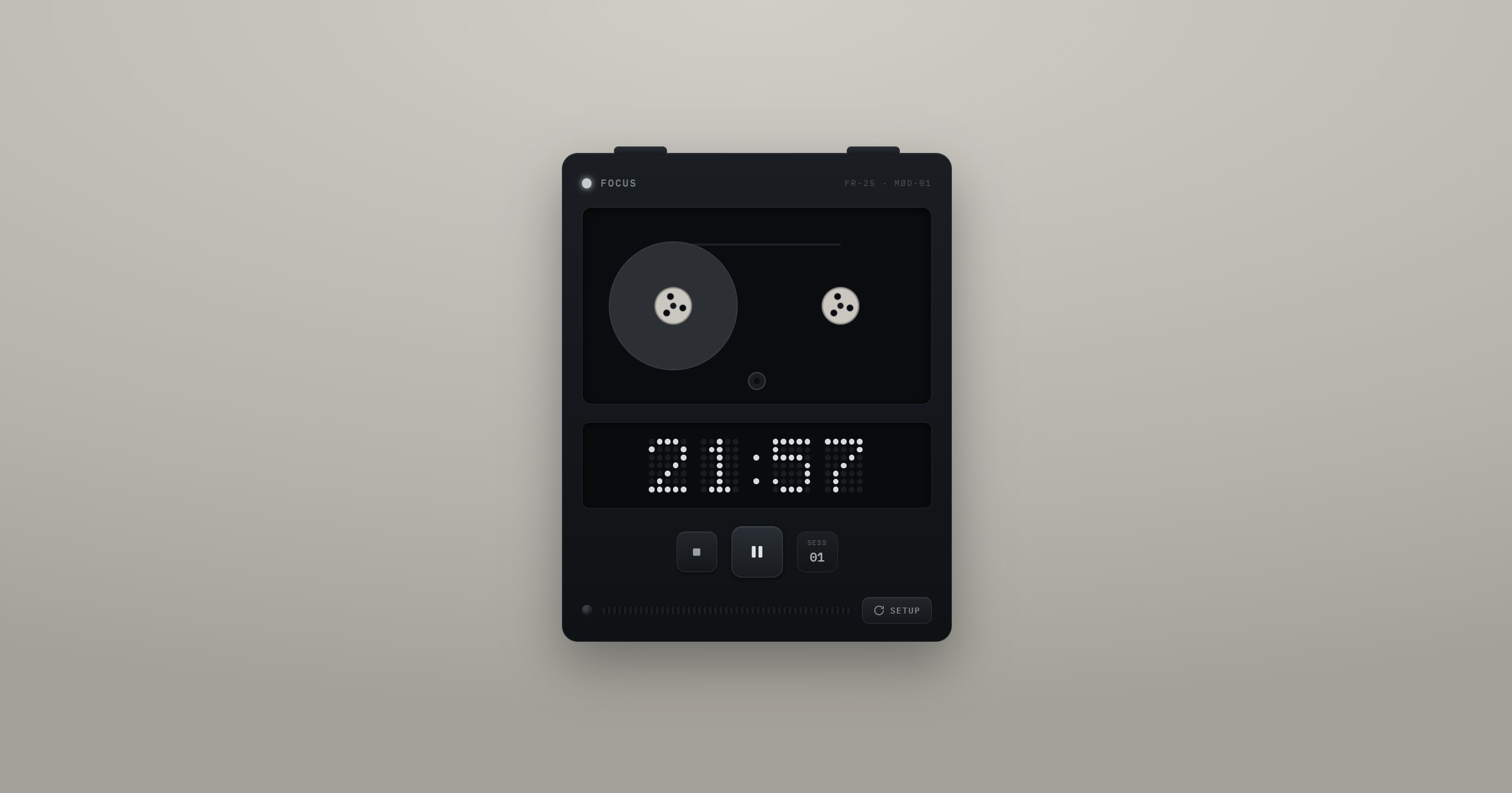 Focus Deck &mdash; a Pomodoro timer styled like a cassette deck